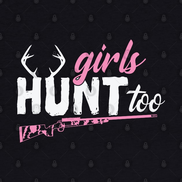 Girls Hunt too Hunters Antlers Women and Girls by dieEinsteiger